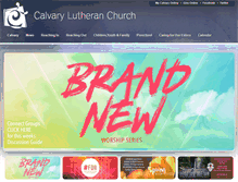 Tablet Screenshot of calvaryalex.org